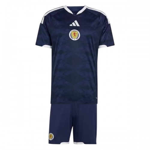 Conjunto Escócia Equipamento Principal Mundial 2026 - Criança Conjunto Escócia Equipamento Principal Mundial 2026 - Criança